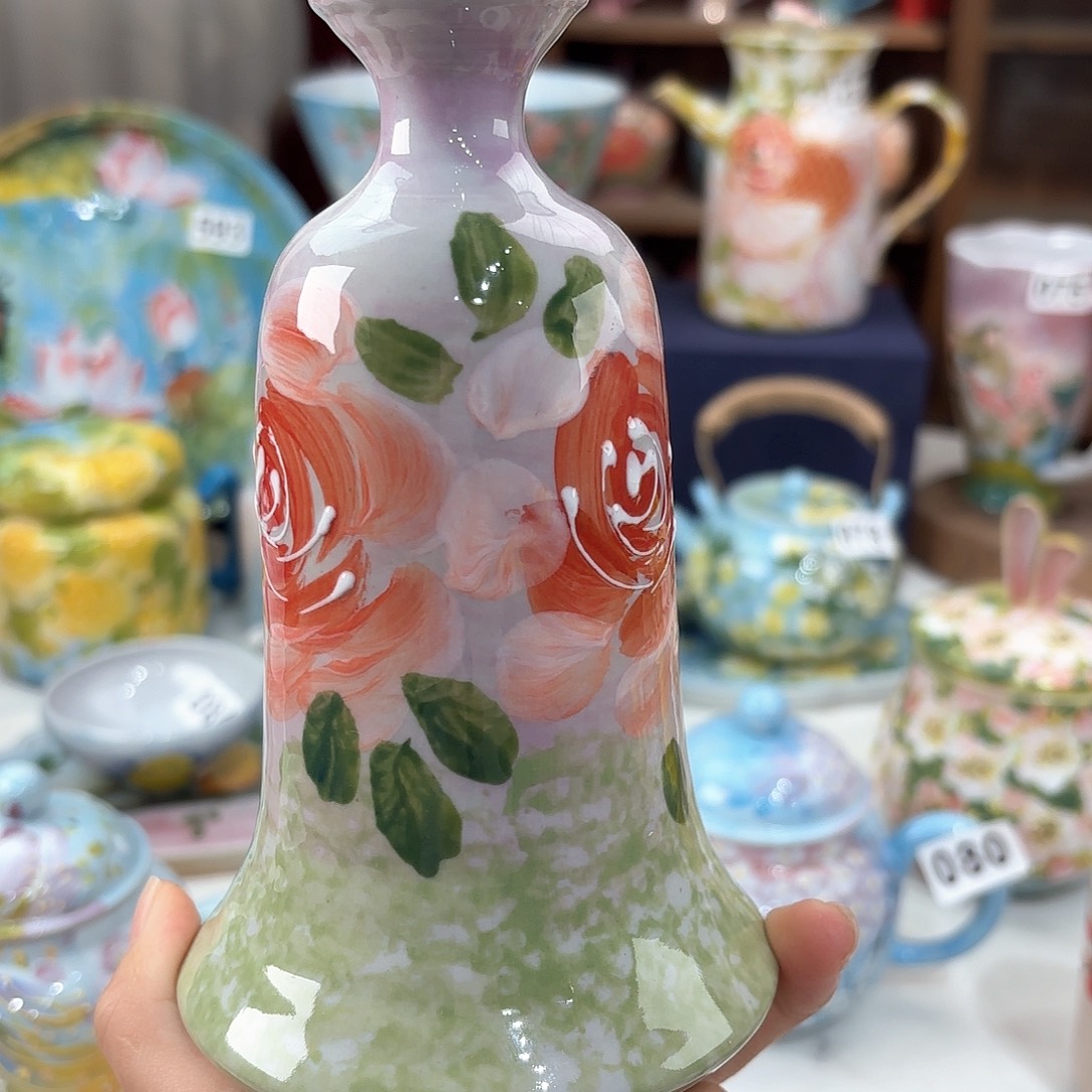 景德镇手绘高温釉下彩陶瓷茶具