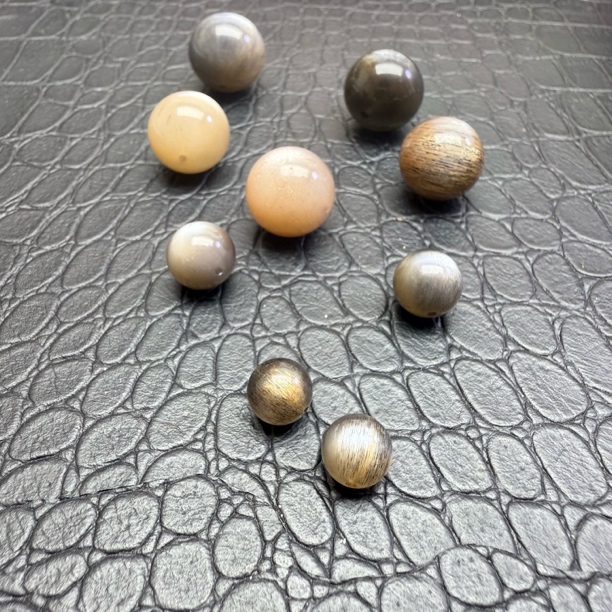 天然黑金骨干单珠散珠圆珠 DIY手串串珠 高货收藏