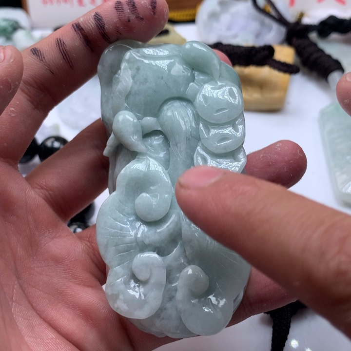 颈饰未镶嵌翡翠保真天然a货翡翠