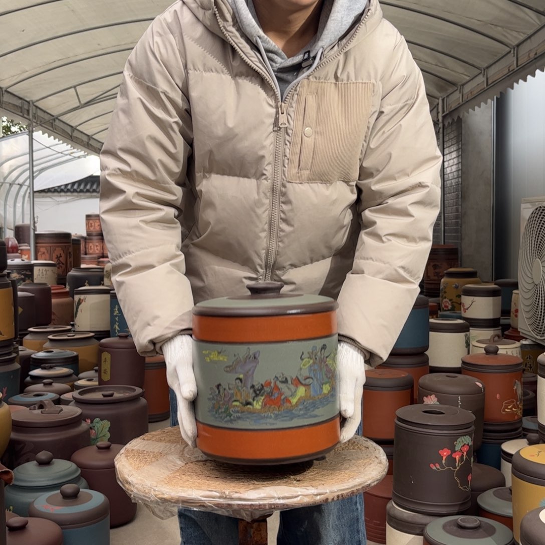 紫砂茶叶罐8 饼茶叶罐