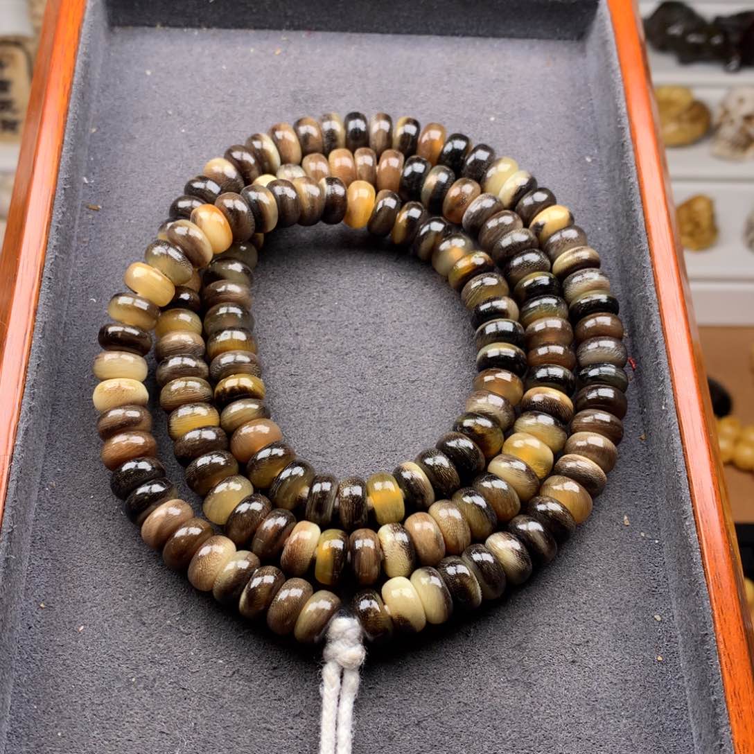 驼骨手串/手链0.9驴蹄算盘珠138珠