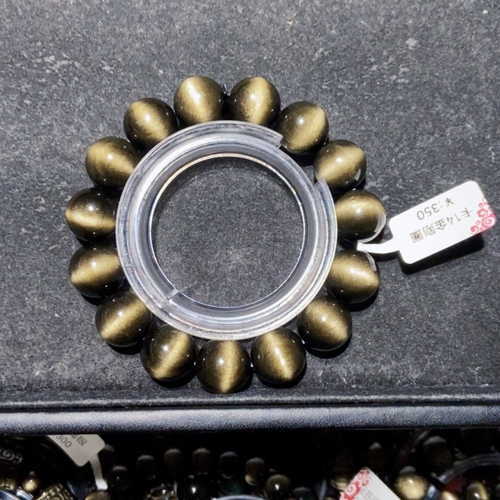 黑曜岩手串未镶嵌?**好