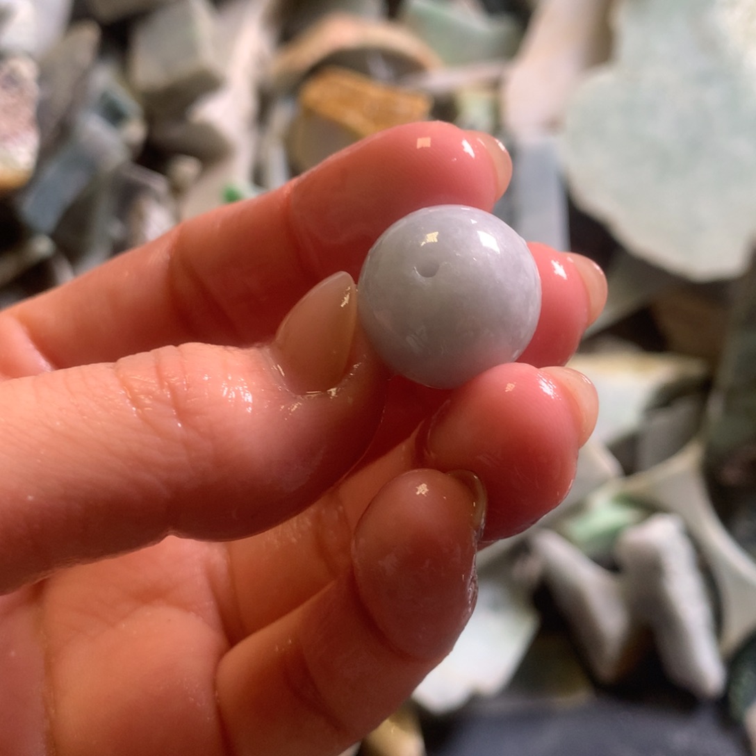 翡翠颈饰未镶嵌缅甸翡翠