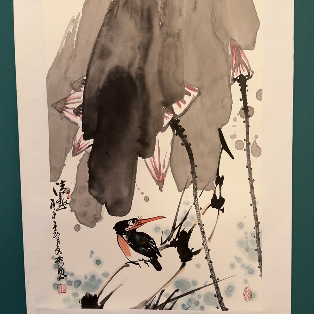 国画溥老师的作品