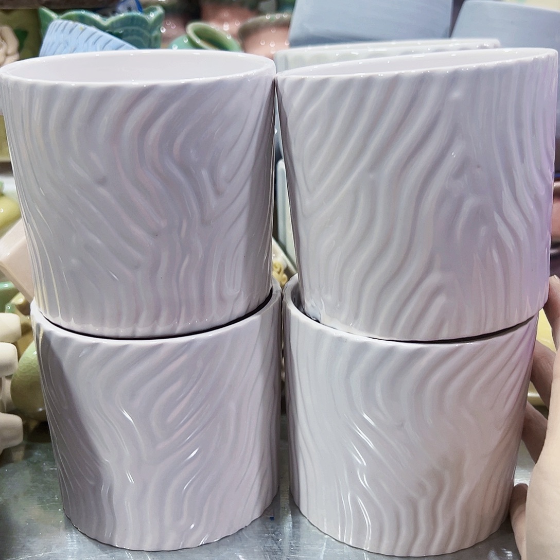 有孔外贸尾单陶瓷花盆凑单10米包邮