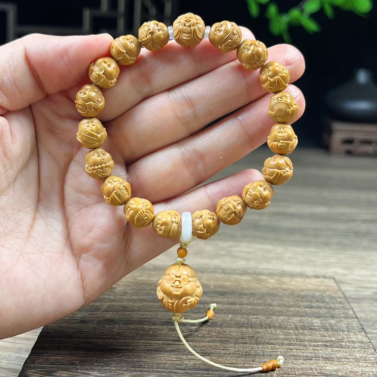 猴头核桃 1.05可爱弥勒坠地主 文玩手串
