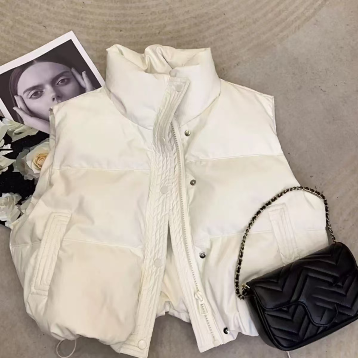 〖ANDI〗秋款新款儿童萌娃穿搭简约百搭休闲棉马甲2749