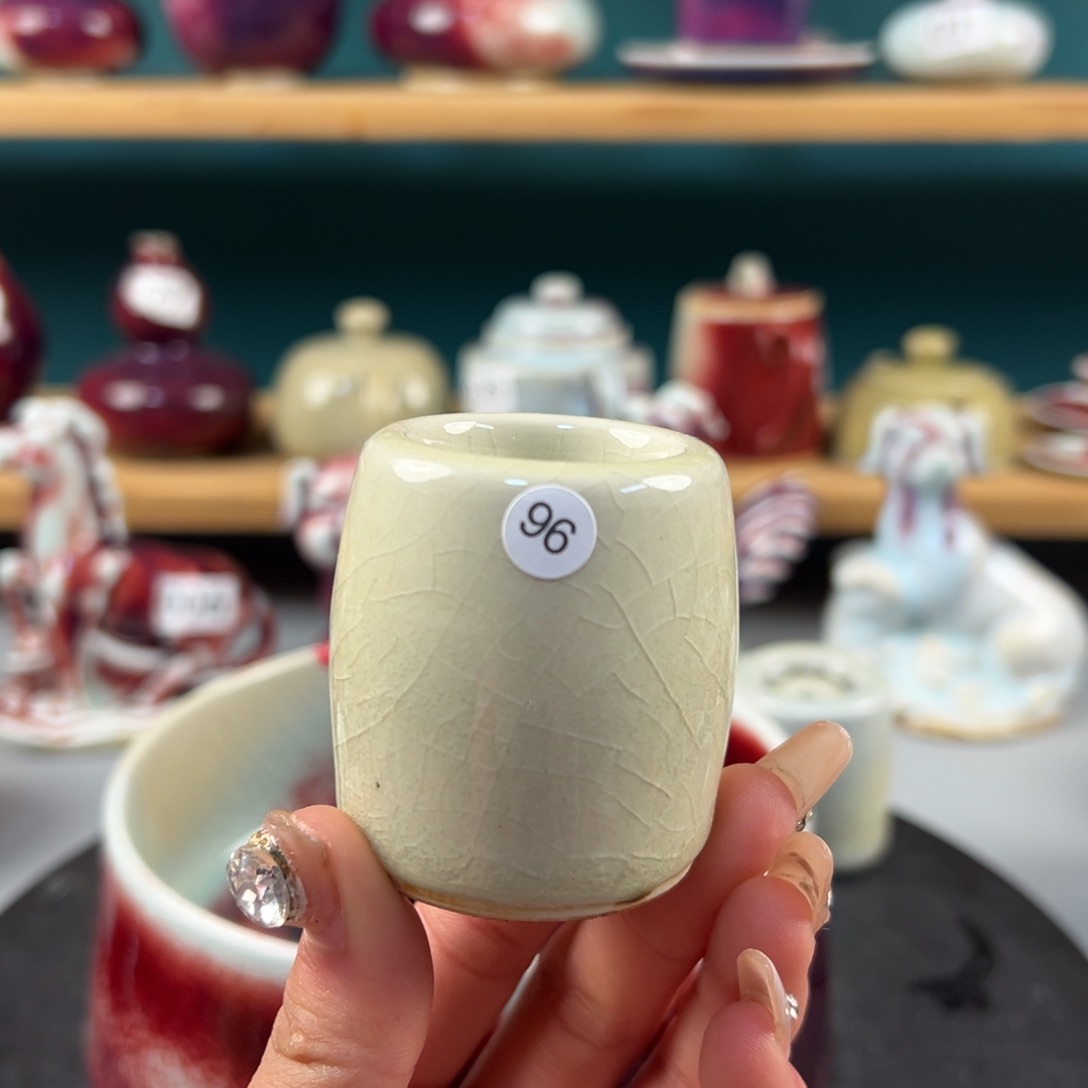 瓷片微瑕盖置纯手工