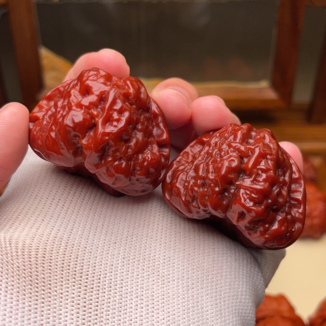 文玩核桃把件机*猫蛤蟆头43