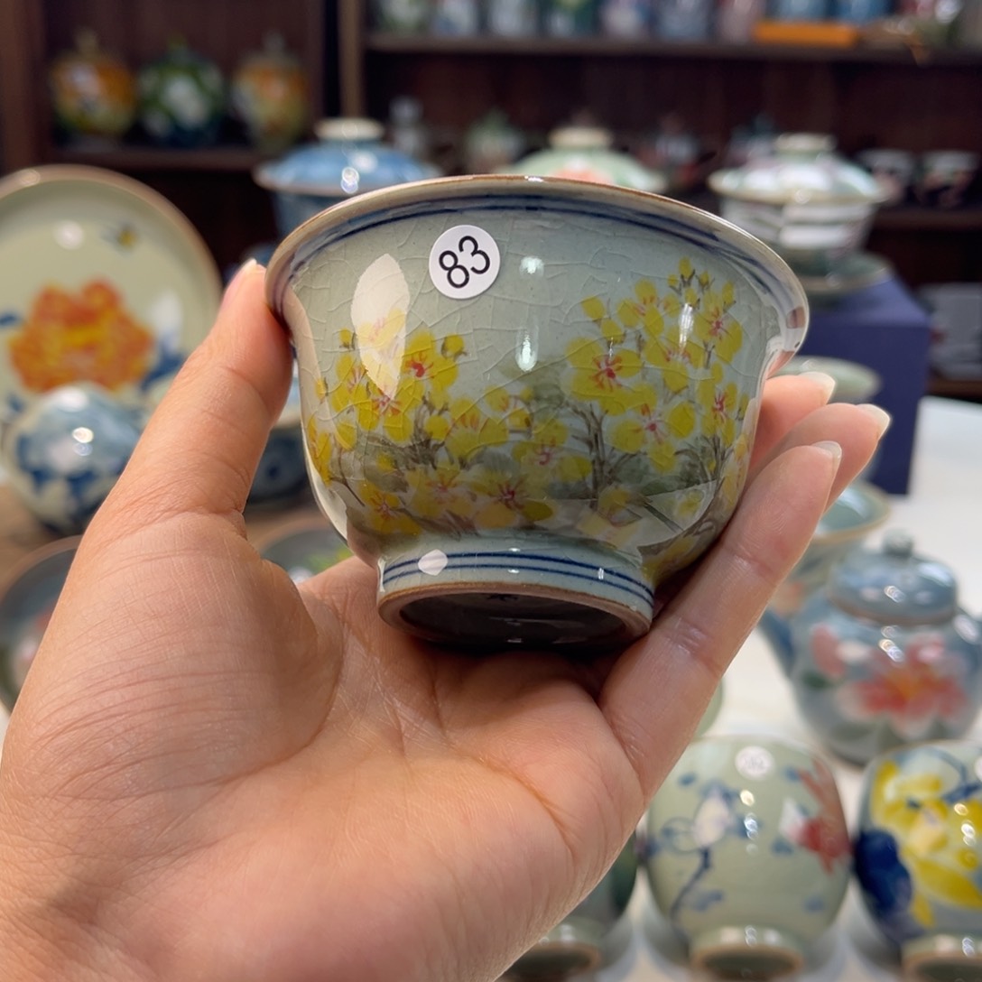 瓷片景德镇手工手绘陶瓷茶具