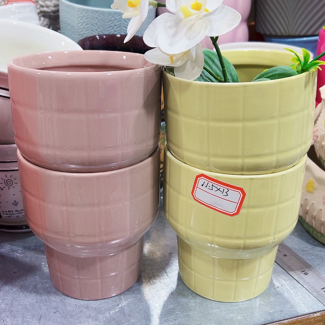 外贸尾单陶瓷花盆凑单10米包邮