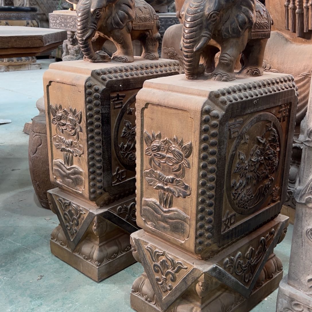 1***8砖雕大象，不包邮不包邮。。