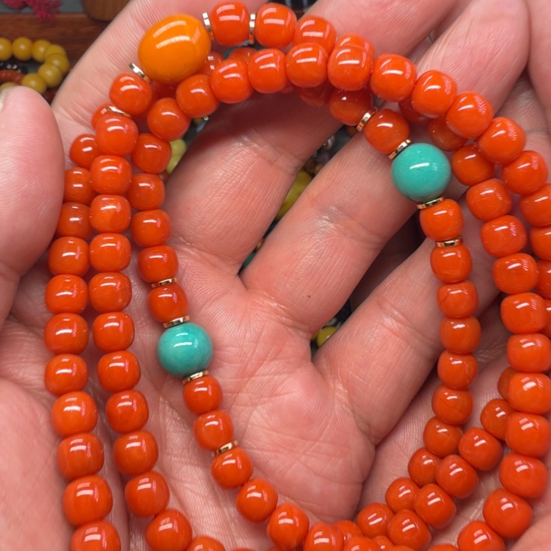 南红玛瑙未镶嵌颈饰