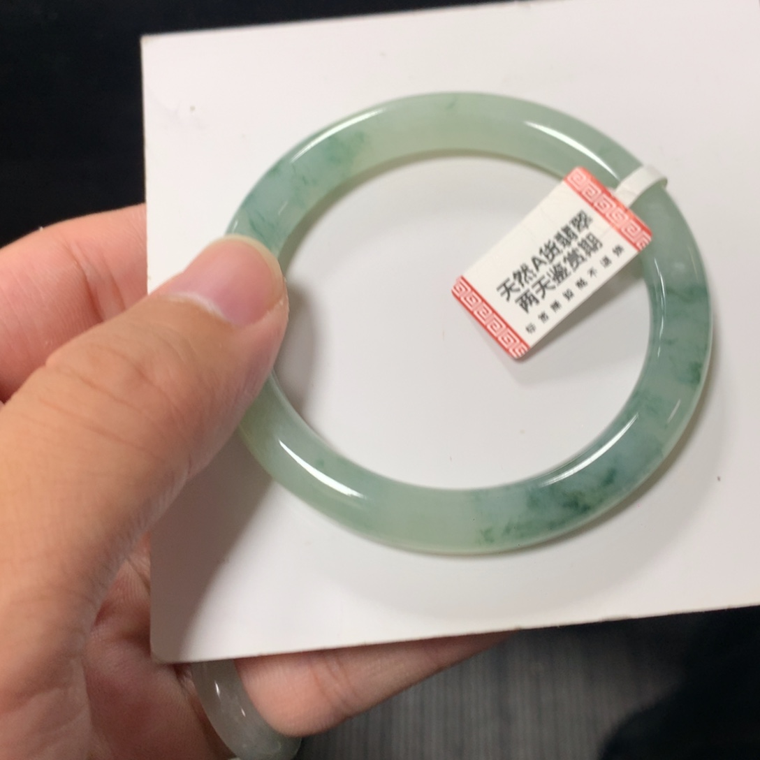 翡翠未镶嵌手镯9号52.5