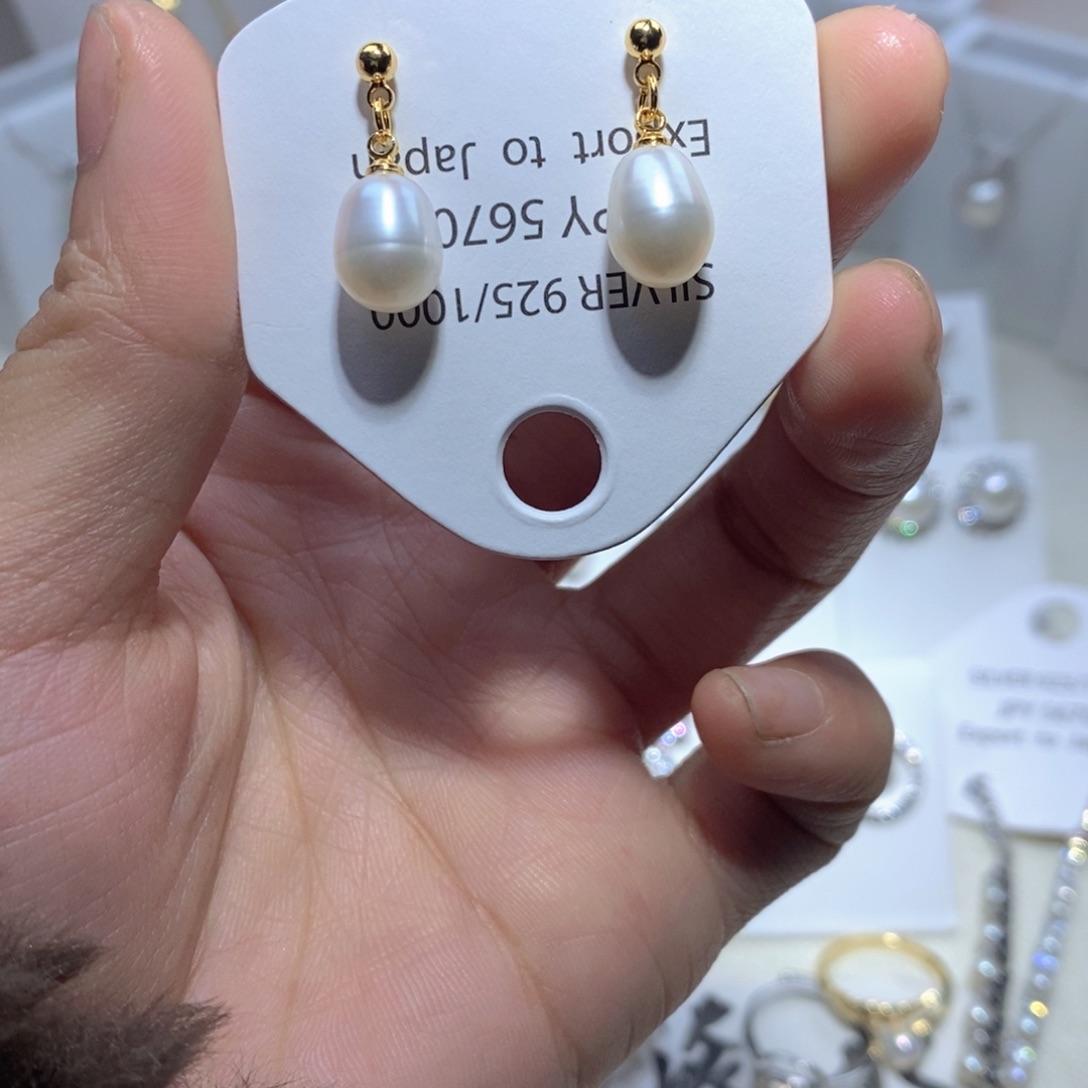 耳坠淡水珍珠未镶嵌