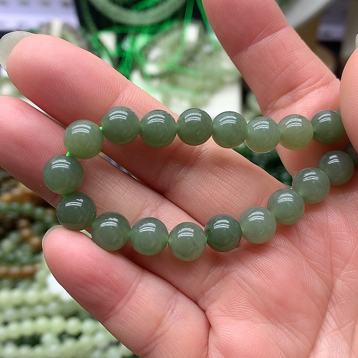 【闪购商品】和田玉手链未镶嵌?***?8