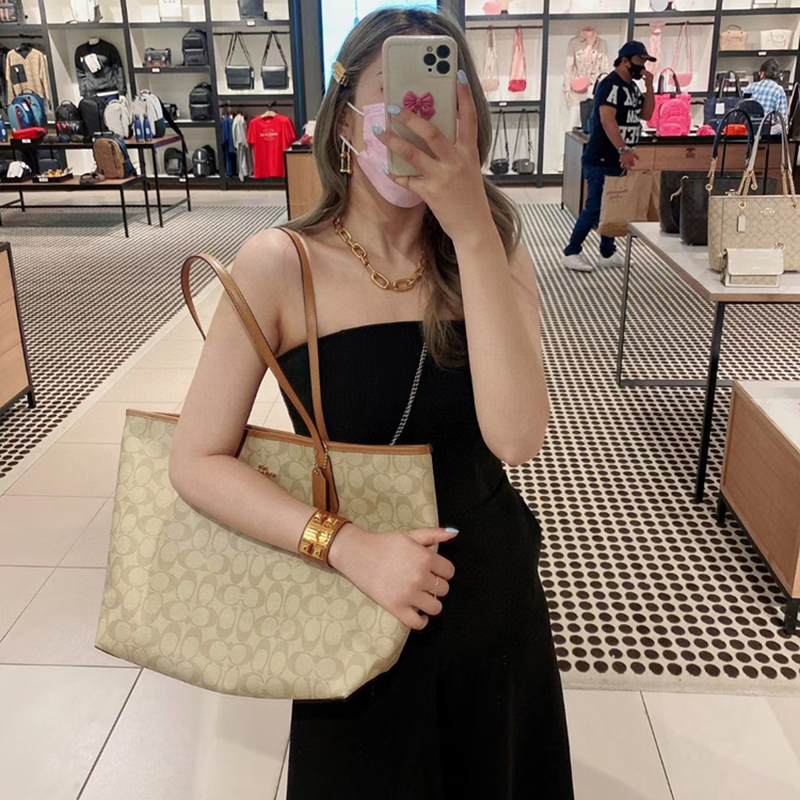 寇家Ct30拉链款大托特女包30*27*11cm