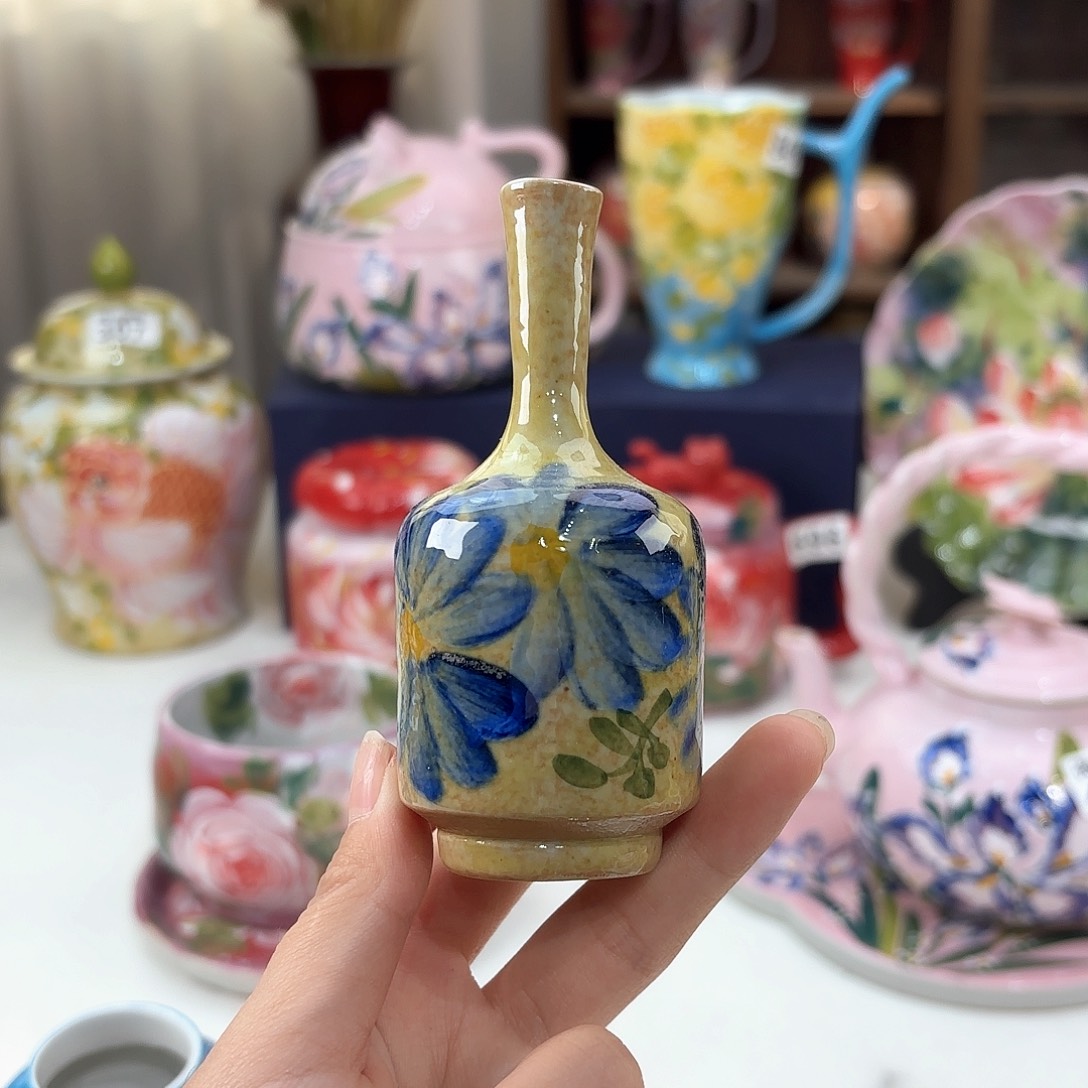 景德镇手绘高温釉下彩陶瓷茶具