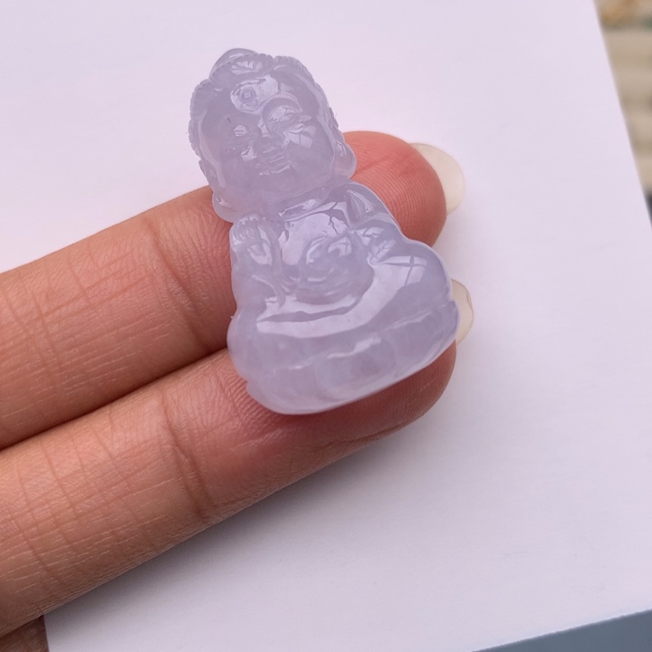 翡翠未镶嵌吊坠(不含链)翡翠吊坠宝宝佛