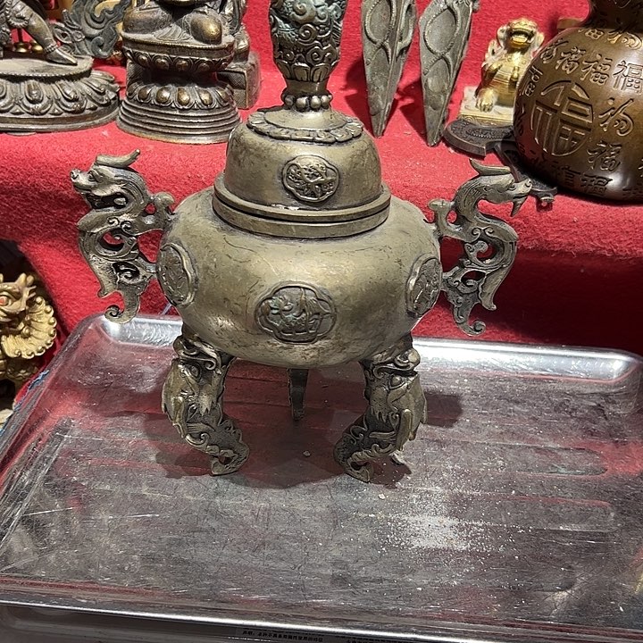 一***5微瑕疵黄铜摆件工艺品
