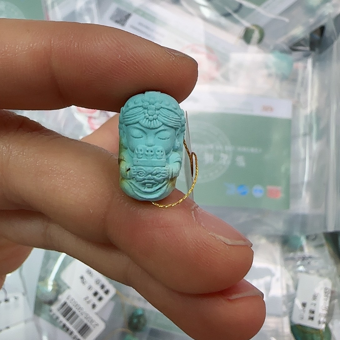 绿松石珠宝半成品未镶嵌