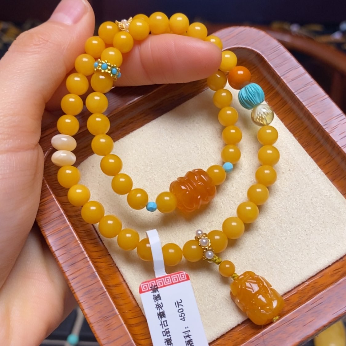 【闪购商品】蜜蜡手链未镶嵌手串