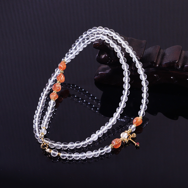 【晶之都严选】白水晶DIY项链-多样性发其一