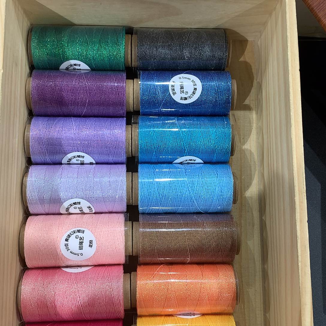 棉6股幻彩蜡线14色30克