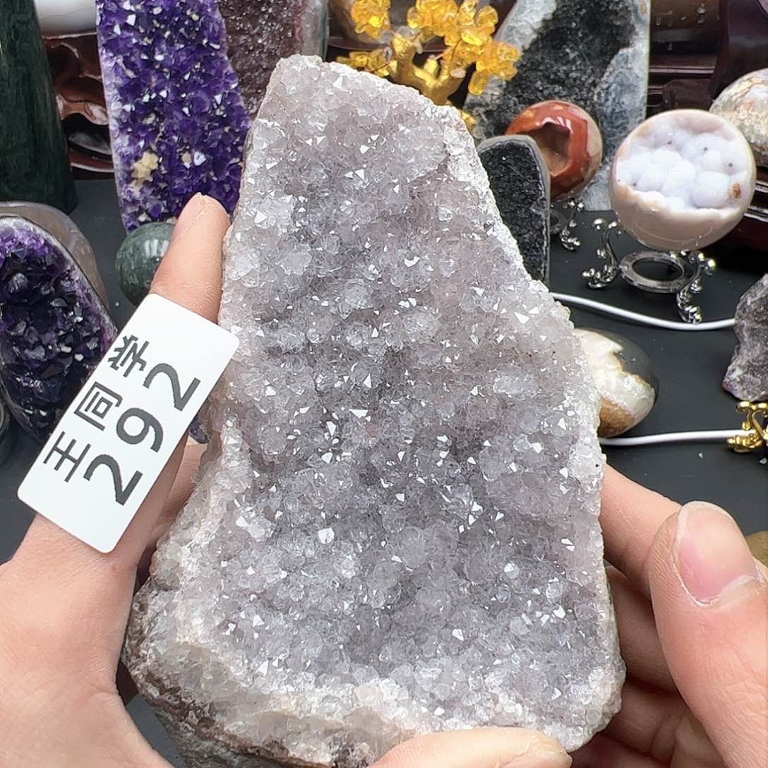 紫晶水晶摆件未镶嵌292