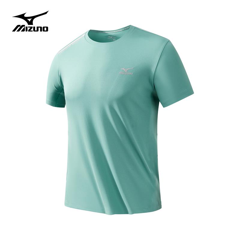 Mizuno/美津浓户外运动圆领速干休闲男士t恤短袖男款爆款2025新款