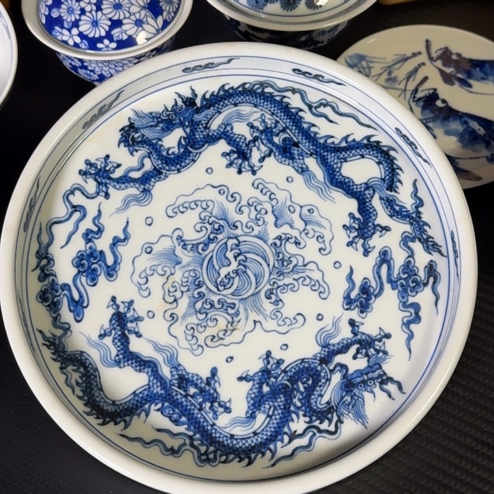 仿明双龙壶承纯手拉坯纯手绘假一赔万