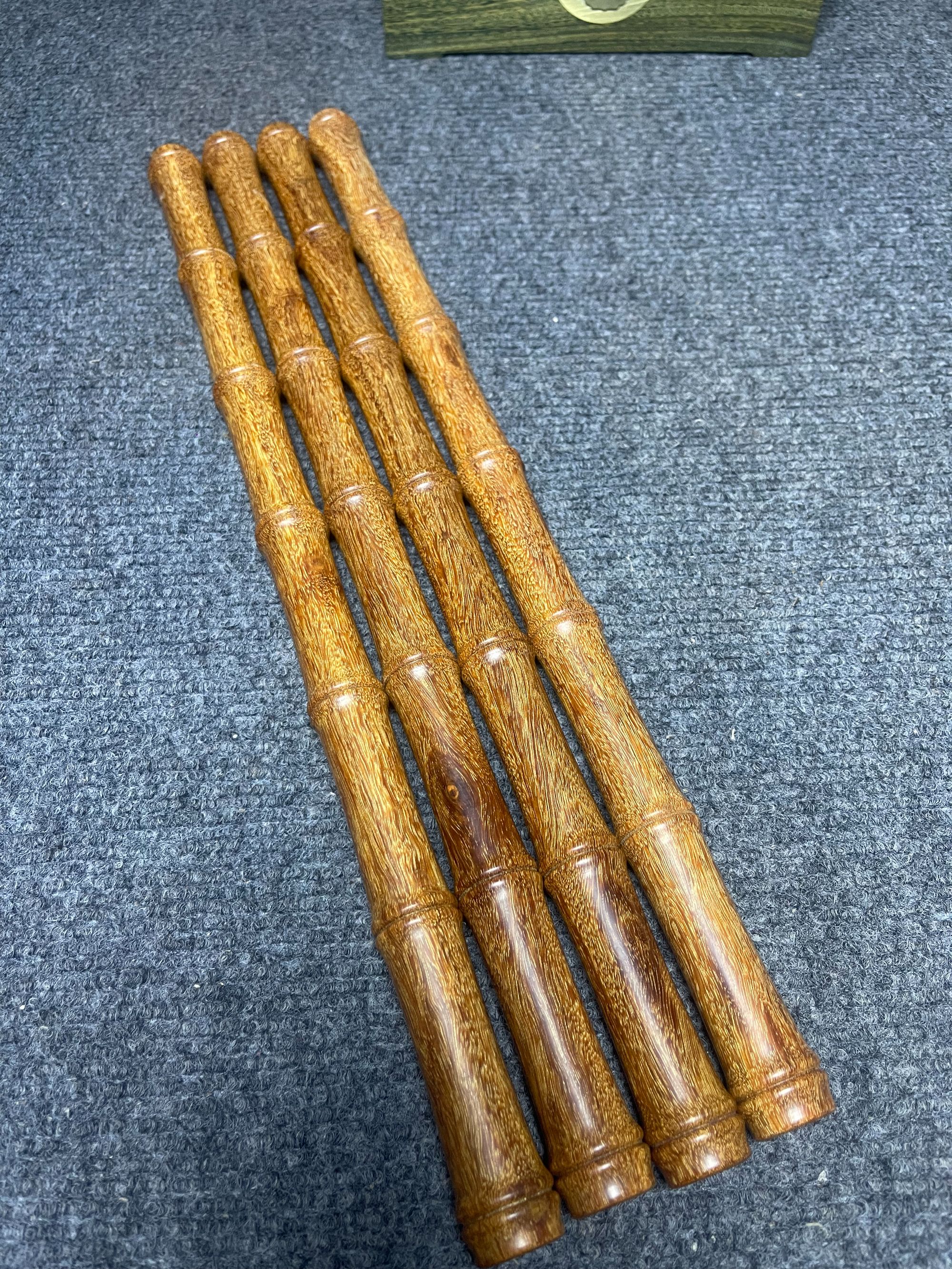 金星紫檀小竹节棍把玩敲打棍