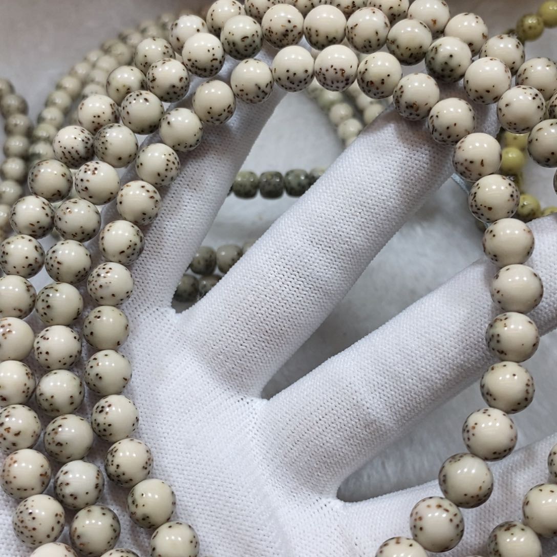 星月菩提手串石玉8圆长
