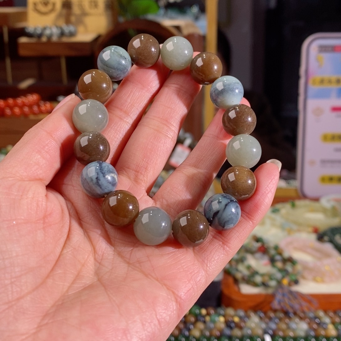 和田玉手串多样性拍一发一未镶嵌