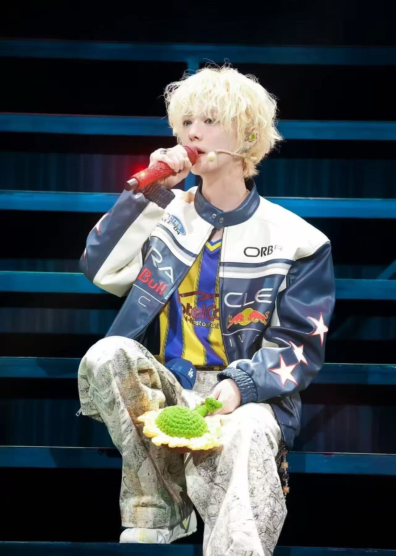 【鹿晗同款】X联名系列-Red Bu11美式休闲上衣复古夹克