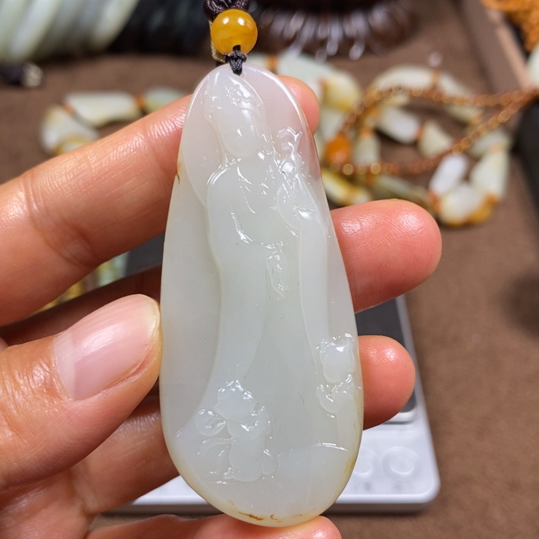 未镶嵌和田玉挂件