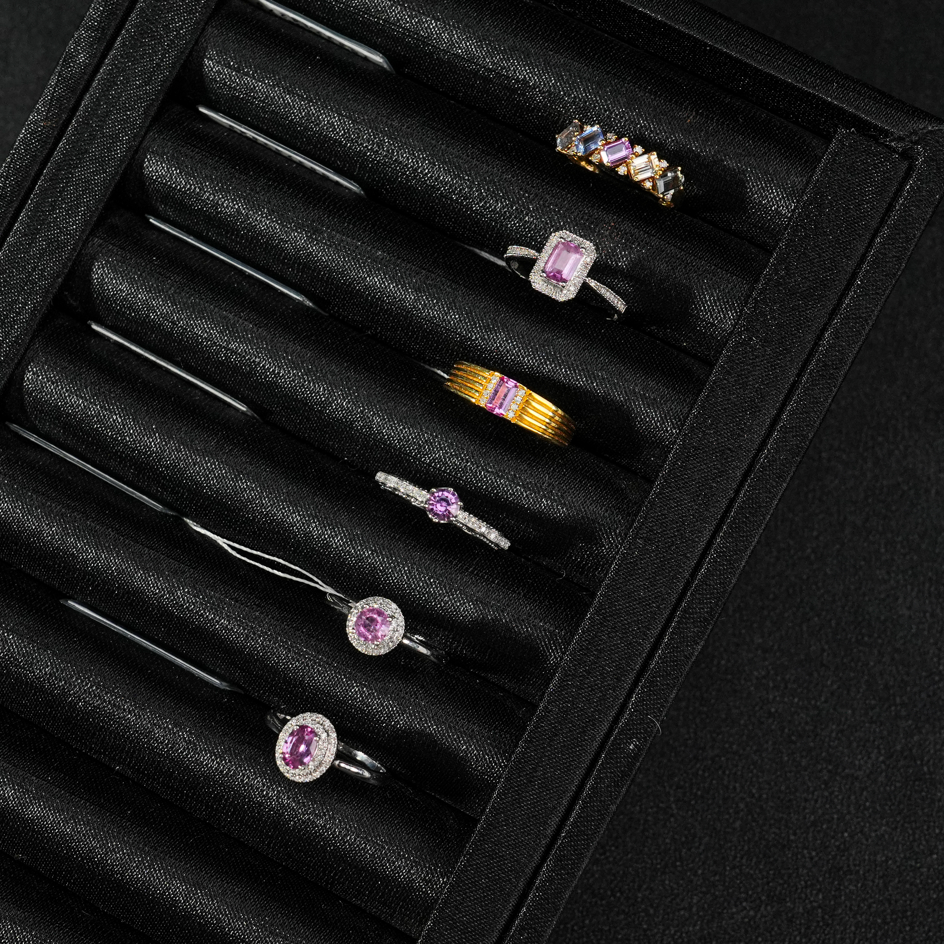 【一菲臻选】彩色蓝宝石戒指-18K金-多样性发其一LHE02|BLS1