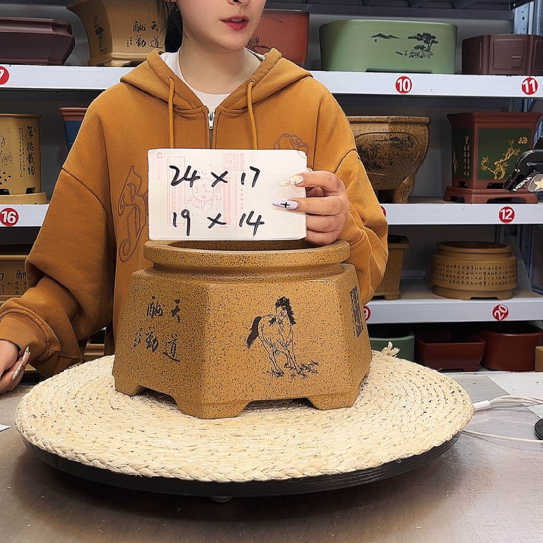 紫砂花盆紫砂花盆