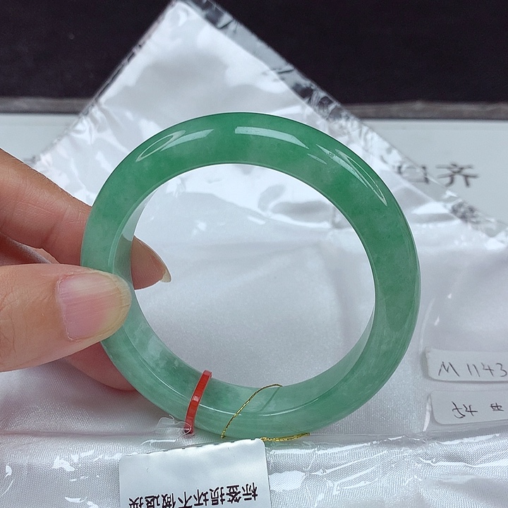 未镶嵌手镯翡翠54圈4376