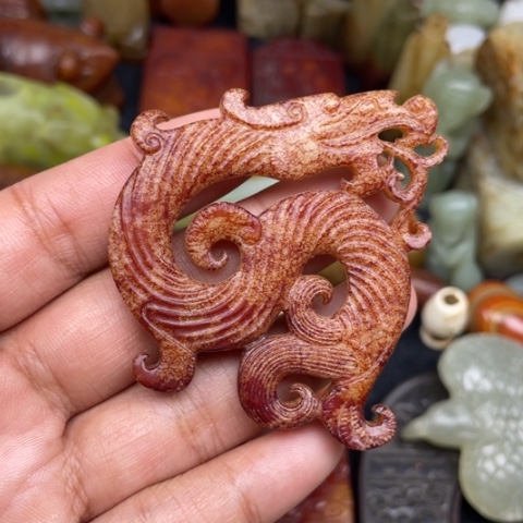 和田玉未镶嵌颈饰29