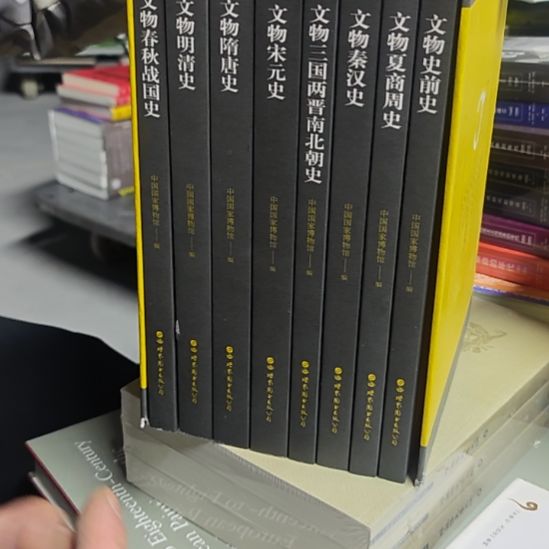 文物中国史8本一套（涵套坏了书 新）务必塑封