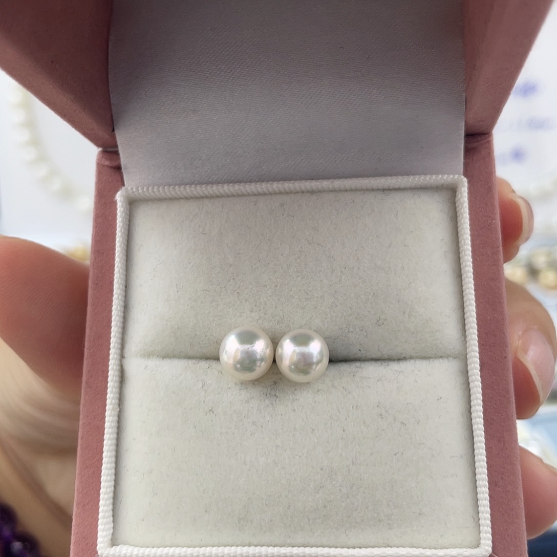 未镶嵌耳饰海水珍珠