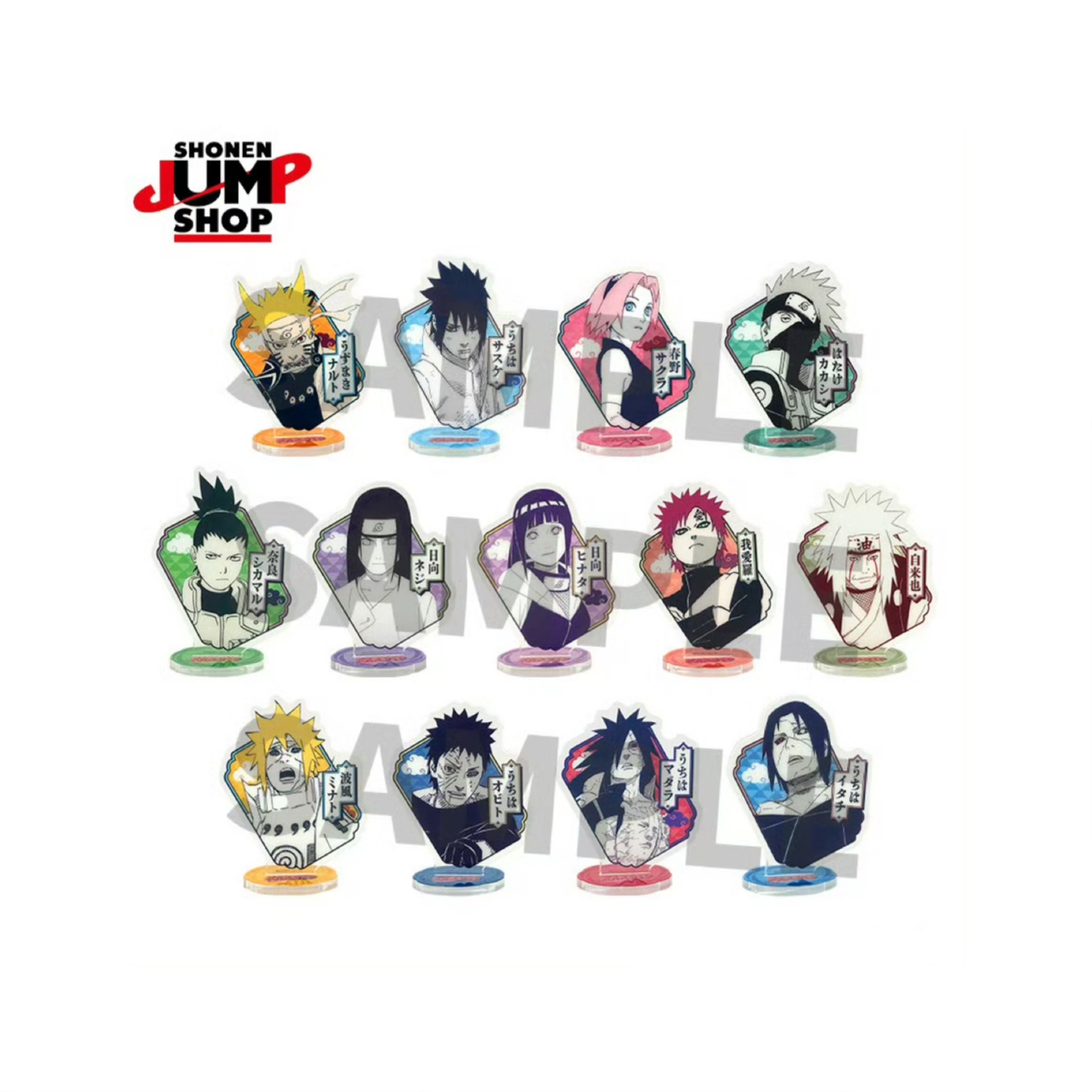 【火影忍者】js jump 迷你亚克力立牌 第1弹盲盒代拆