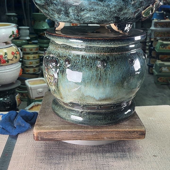 默***缘泳坤堂石湾盆陶瓷