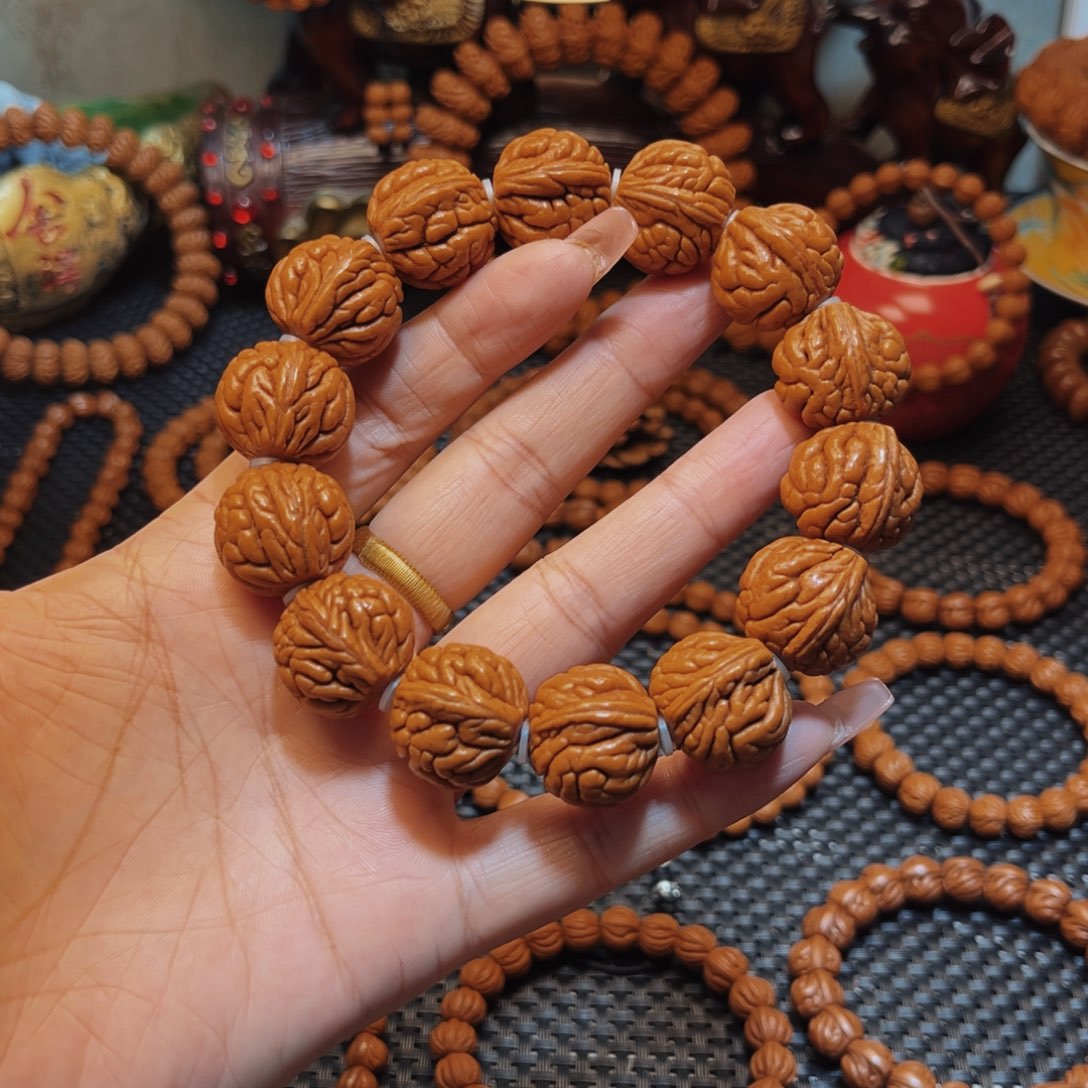 桃核手串21精品大哥串霸王龙