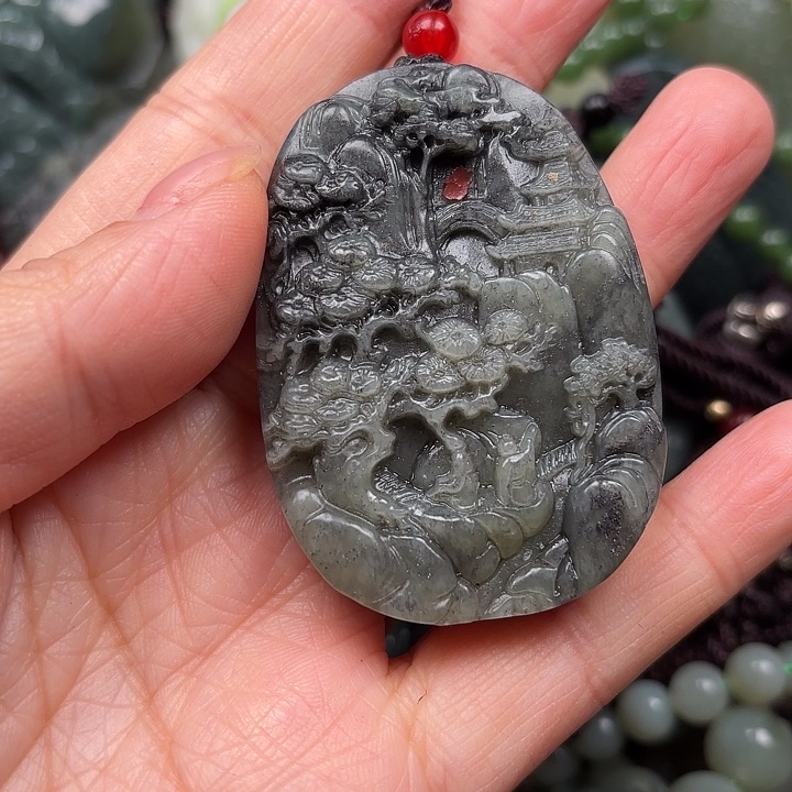 和田玉颈饰未镶嵌