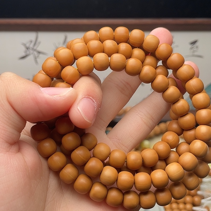 饶***）猴头核桃手串老型脖挂108