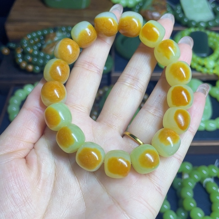 和田玉未镶嵌手链