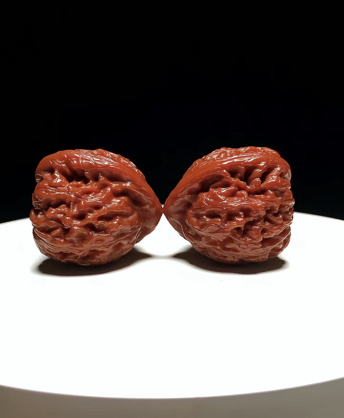 《400专拍》文玩核桃乾隆磨绣球大龙状元冠磐石朱雀延鸡猴头瓷娃娃