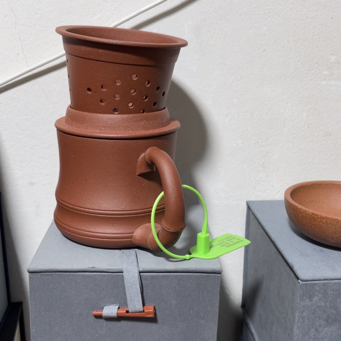 紫砂茶壶四号红泥